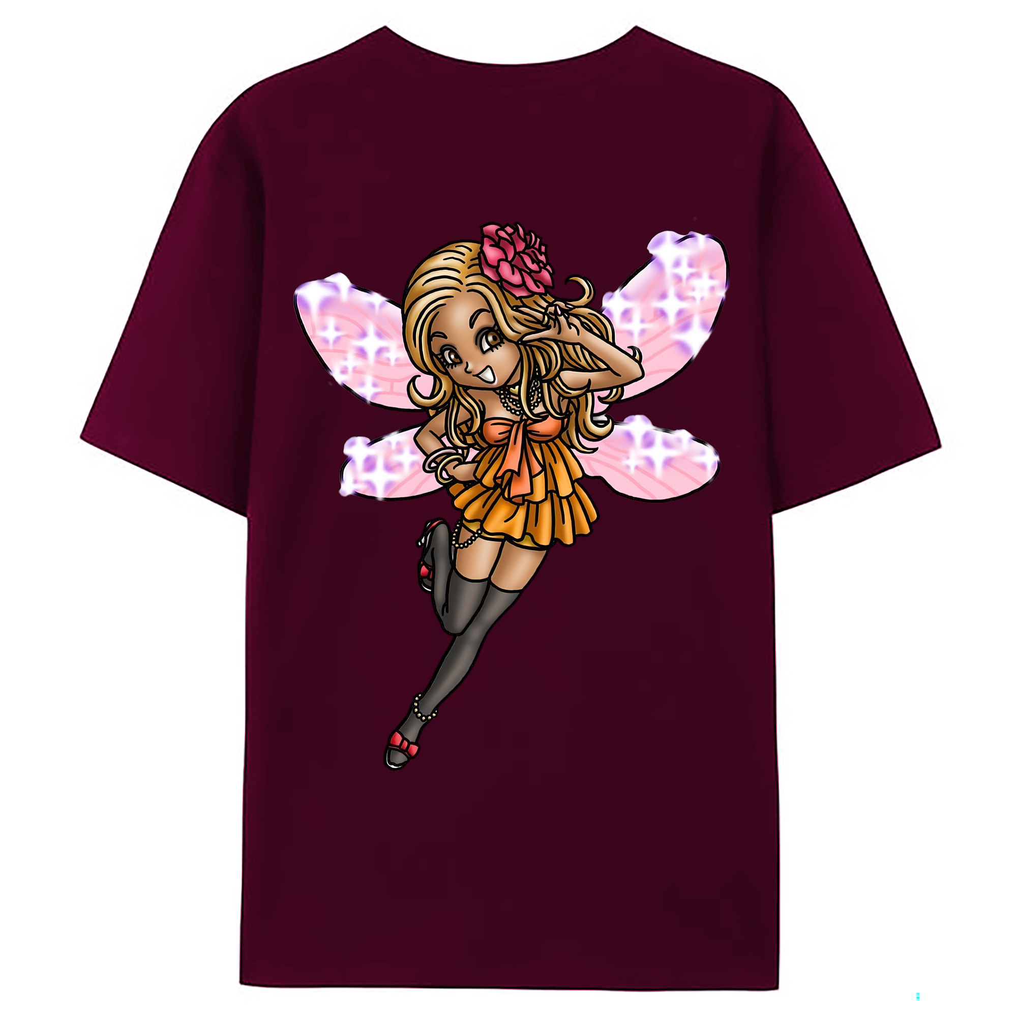 （画像用） ドラゴンクエスト Doragon Kuesuto Dragon Quest レディース半袖Tシャツ(バックプリント)